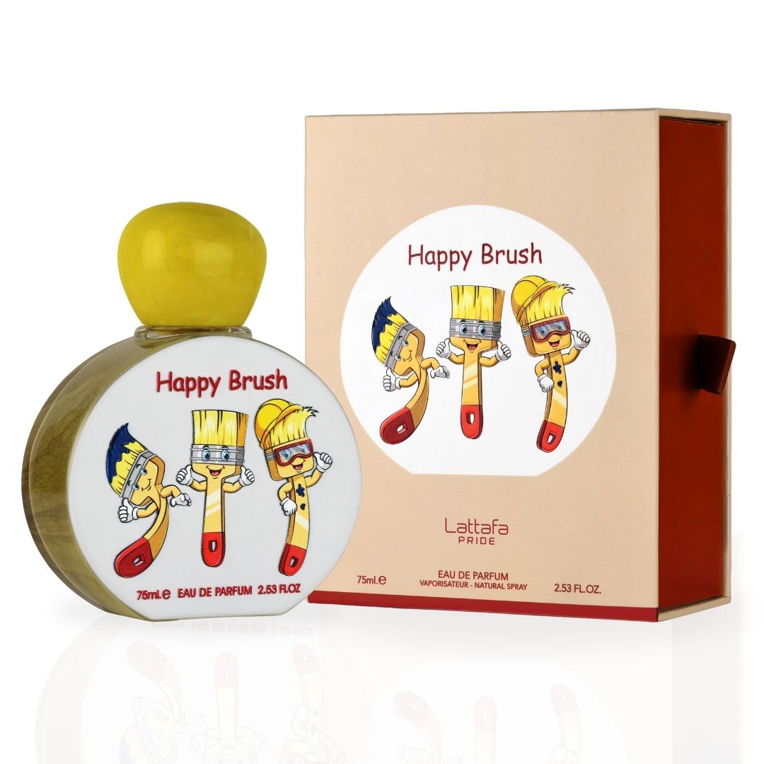 Happy Brush for Kids Eau de Parfum Spray 75ml (2.5 oz) by Lattafa Pride