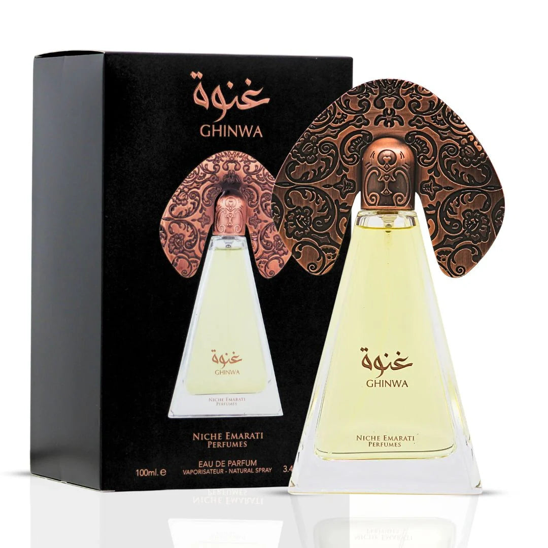 Niche Emarati Ghinwa Eau de Parfum Spray 100ml (3.4 oz) by Lattafa