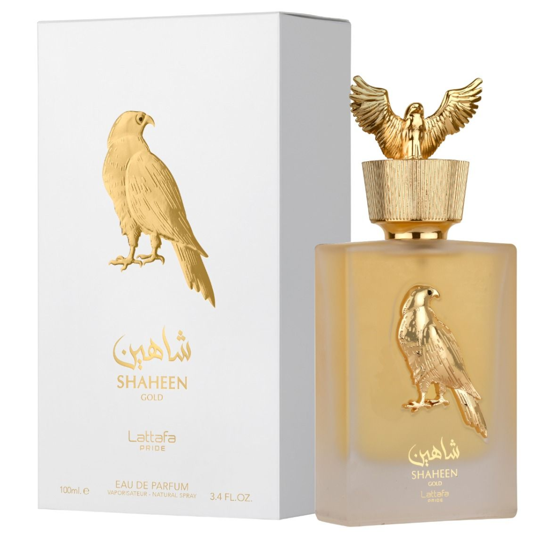 Shaheen Gold Eau de Parfum Spray 100ml (3.4 oz) by Lattafa Pride