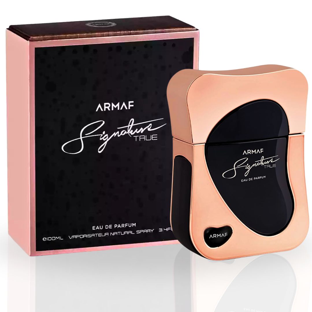 Signature True EDP Spray 100ML (3.4 OZ) By Armaf | Luxurious, Elegant, Iconic, A Fragrance That Defines You.