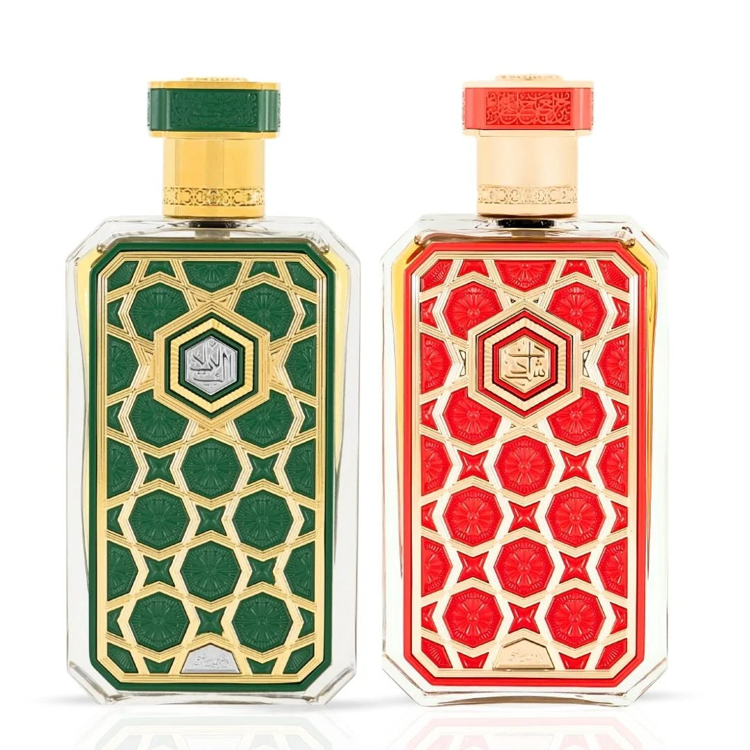 Eklil & Shaden Eau de Parfum Sprays 70ml (2.36 oz) by Rasasi (Bundle)