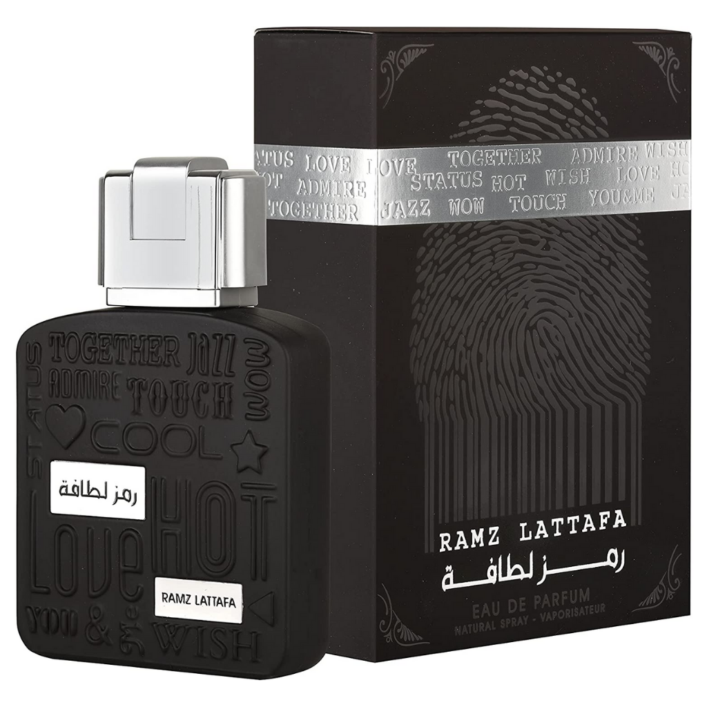 Ramz Lattafa Silver Eau de Parfum Spray 100ml (3.4 oz) by Lattafa