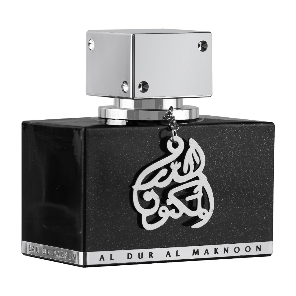 Al Dur Al Maknoon Silver for Men EDP - 100ML(3.4oz) by Lattafa (WITH VELVET POUCH)