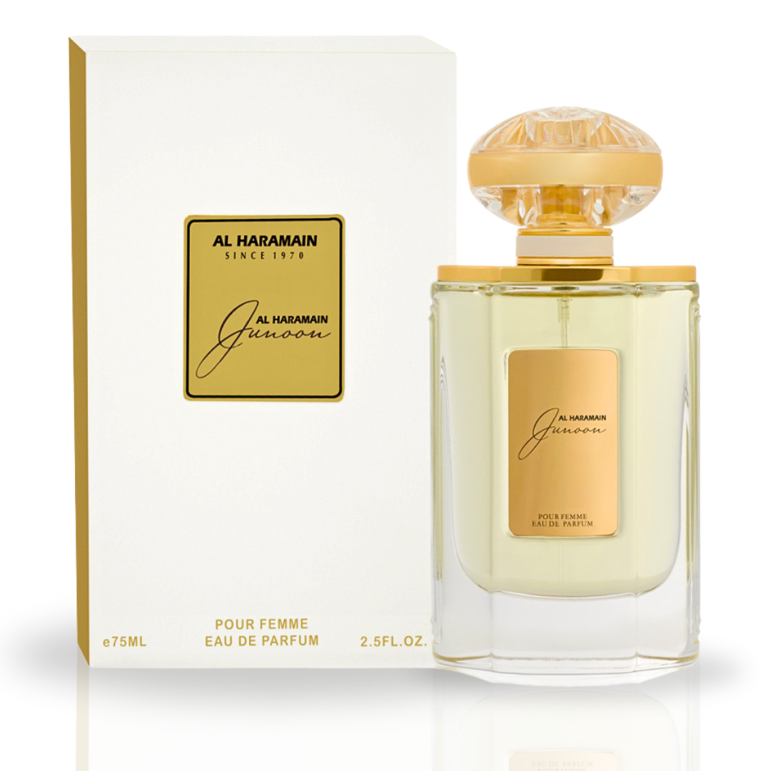 Junoon Pour Femme EDP Spray 75ML (2.5OZ) By Al Haramain | Exquisite, Floral, Long Lasting & Luxurious Fragrance.