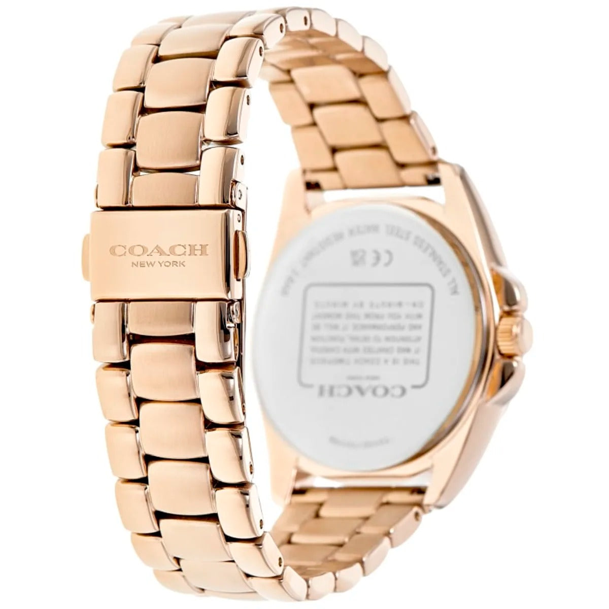 Coach Greyson Carnation Gold Dial Gold Steel