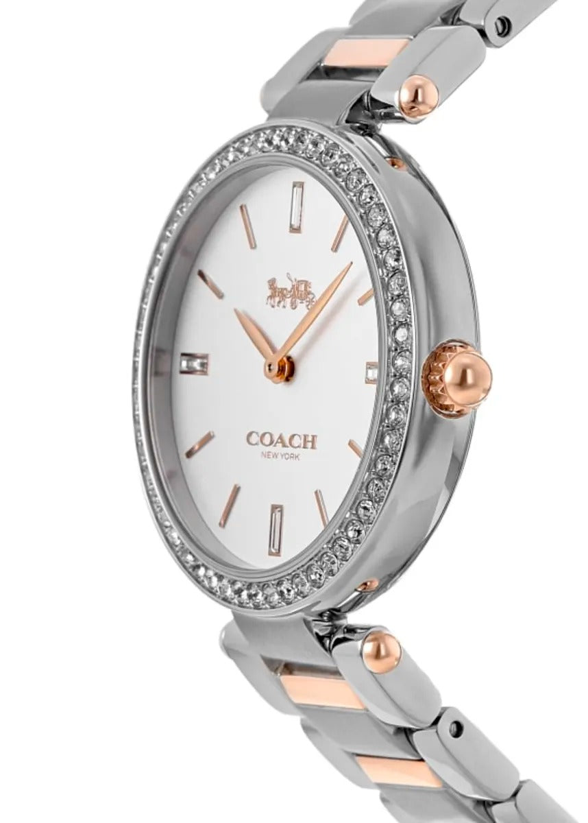 Coach Park Silver Dial Two-Tone Steel