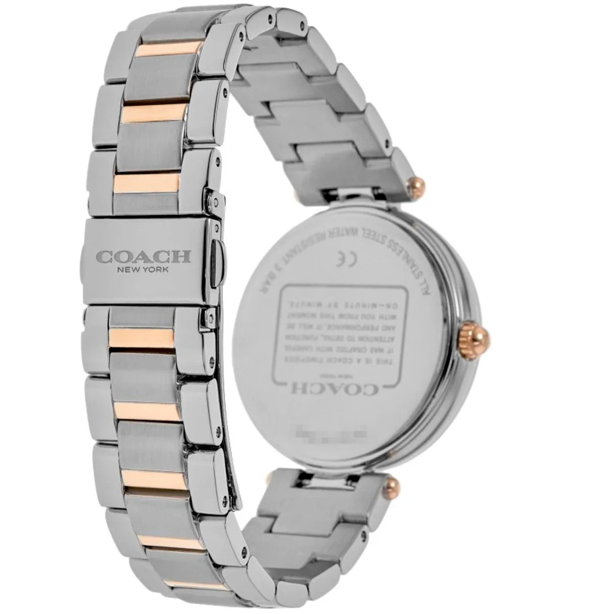 Coach Park Silver Dial Two-Tone Steel