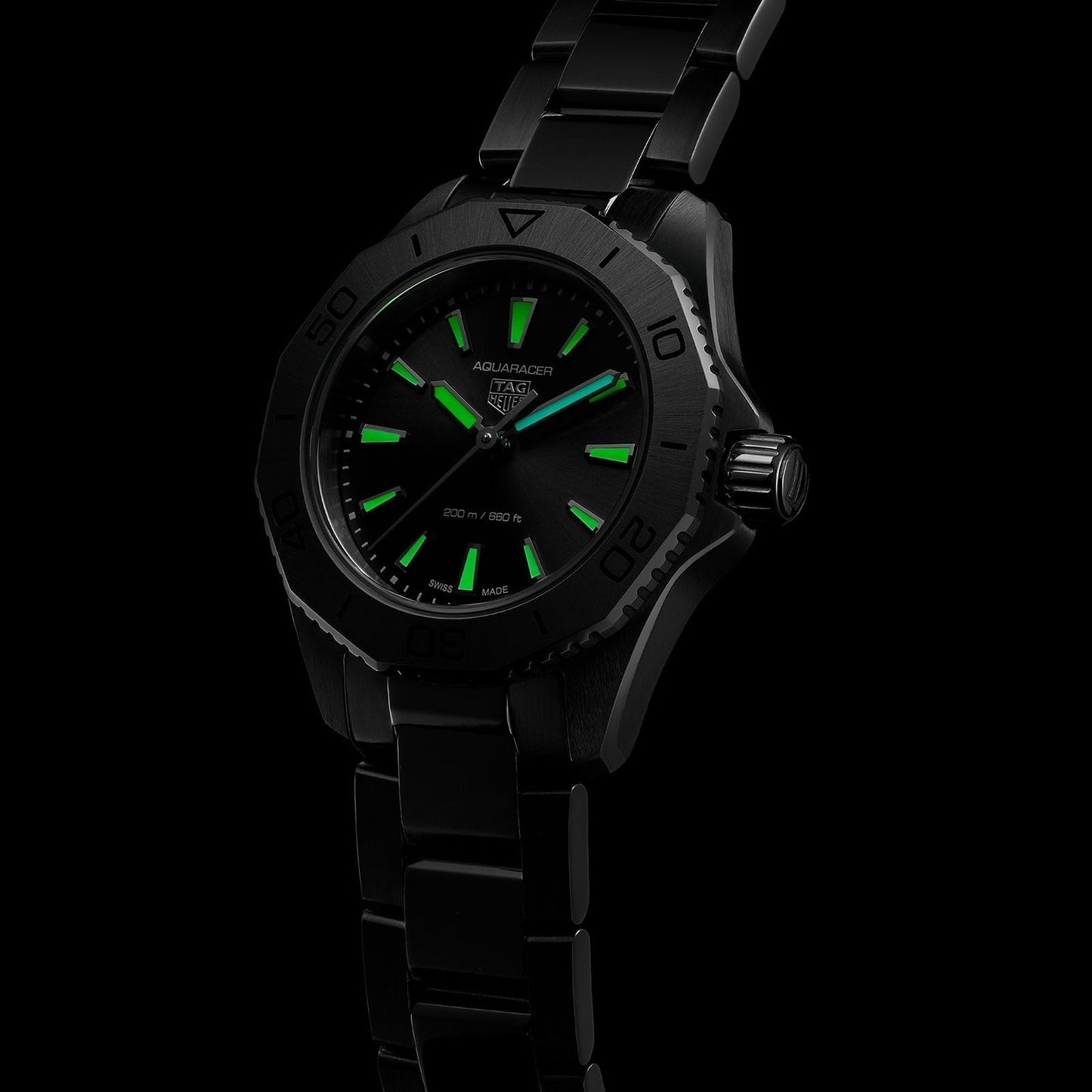 Tag Heuer Aquaracer Professional 200 Quartz Black Dial Steel