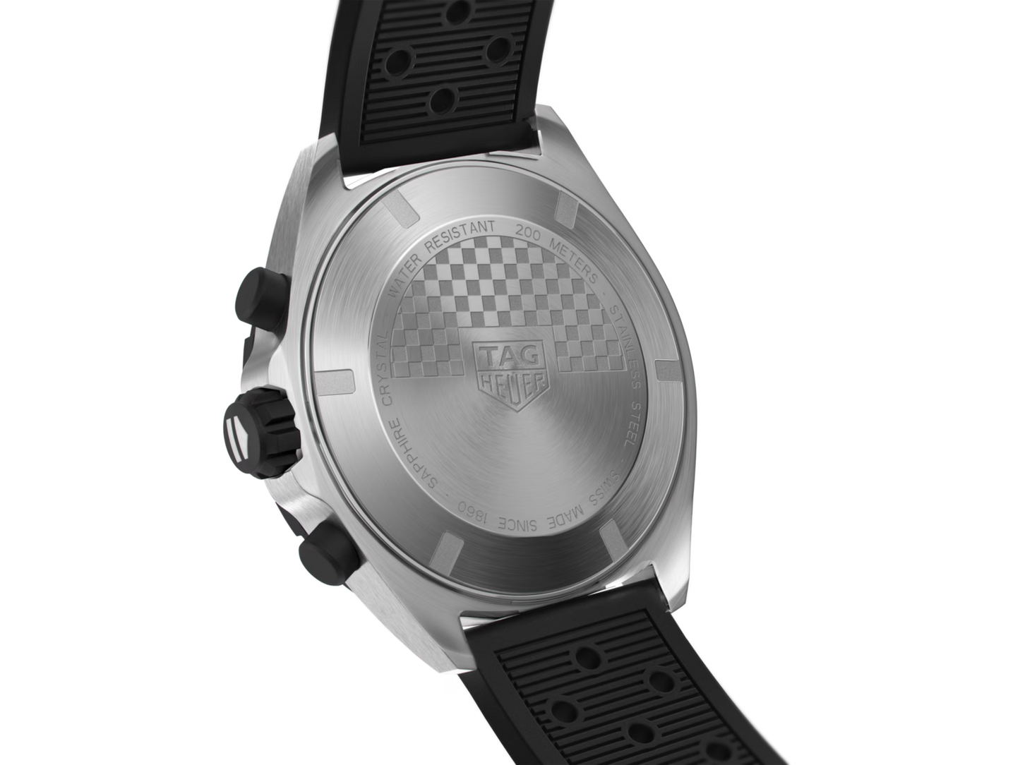 Tag Heuer Formula 1 Quartz Chronograph Black Dial Rubber Strap