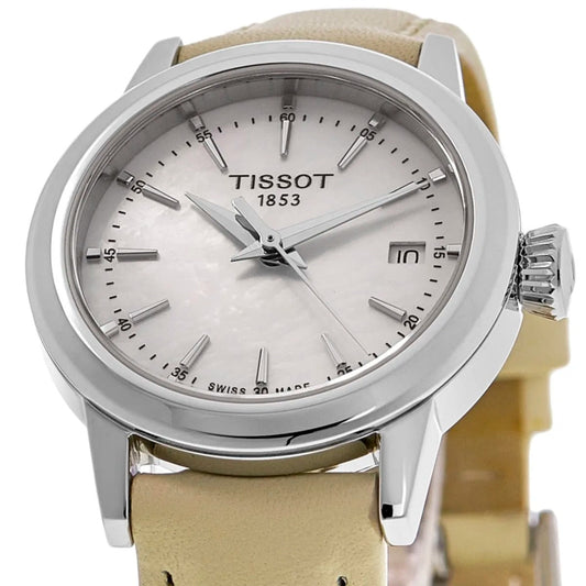 Tissot Classic Dream Lady Mother of Pearl Dial Leather Strap
