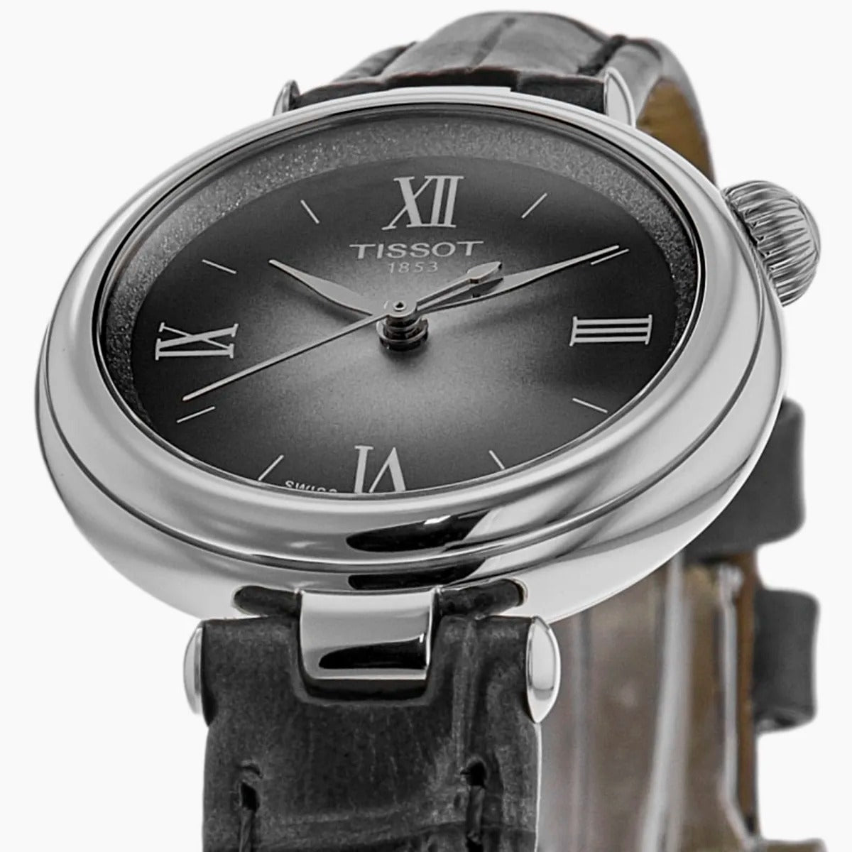 Tissot Desir Powermatic 80 Silver Dial Leather Strap