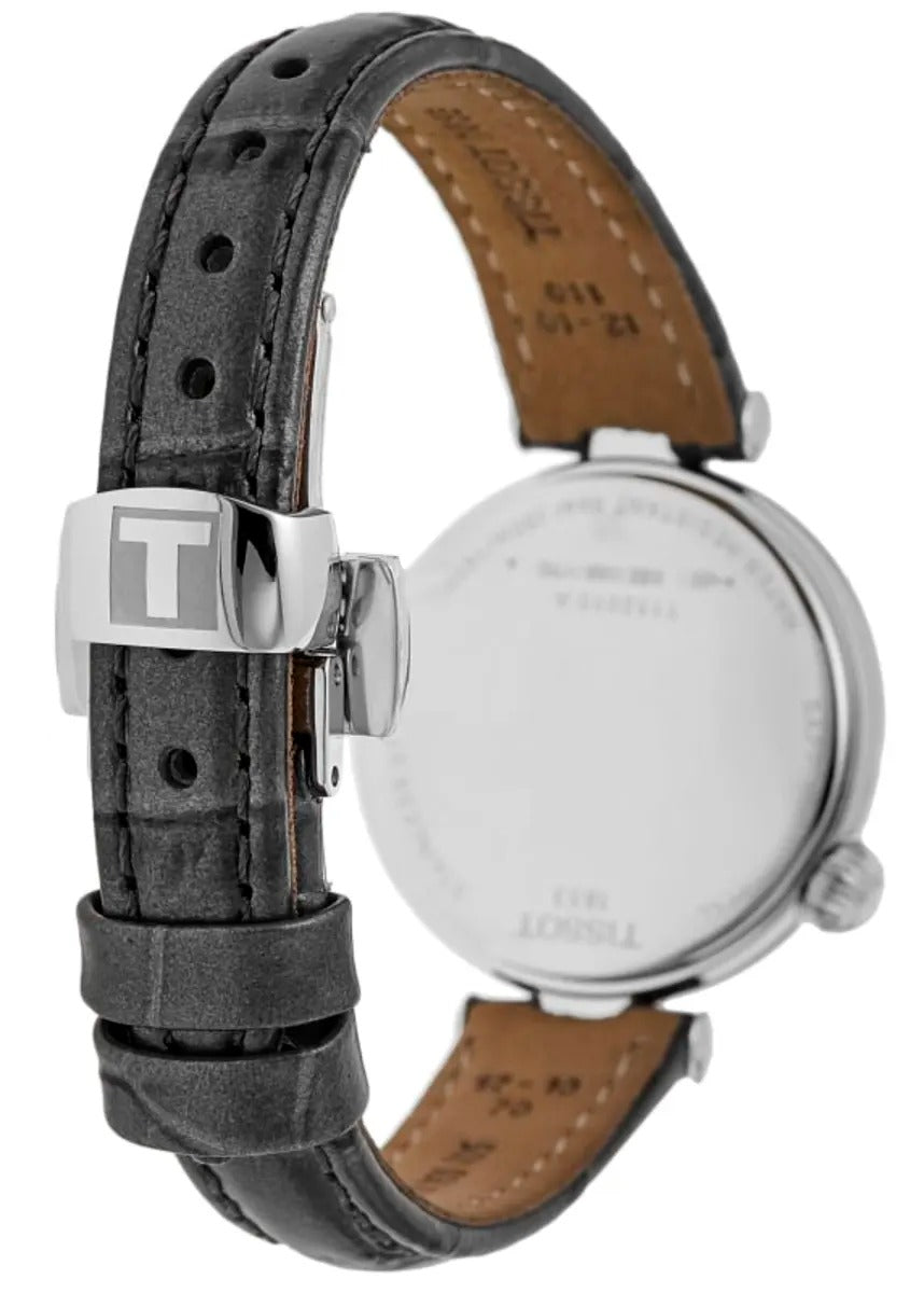 Tissot Desir Powermatic 80 Silver Dial Leather Strap
