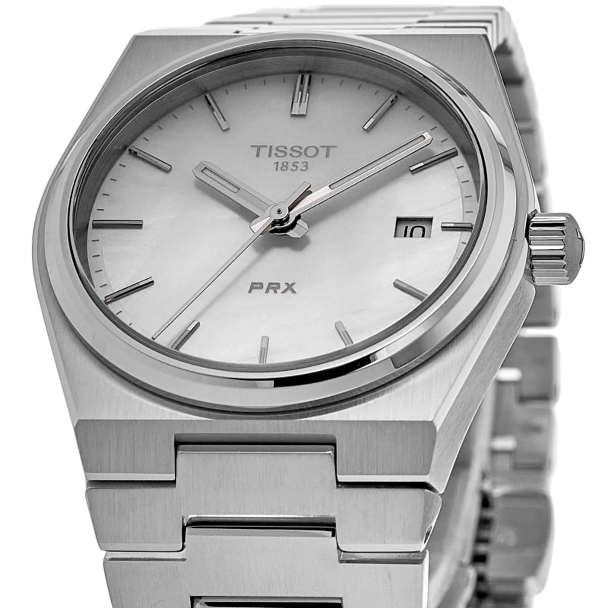 Tissot PRX 35mm Quartz Mother of Pearl Dial Steel
