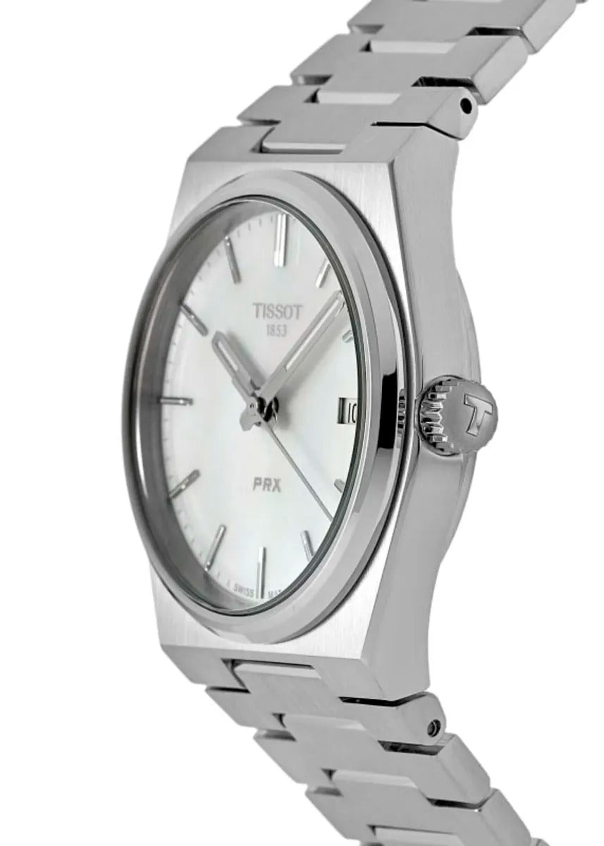 Tissot PRX 35mm Quartz Mother of Pearl Dial Steel