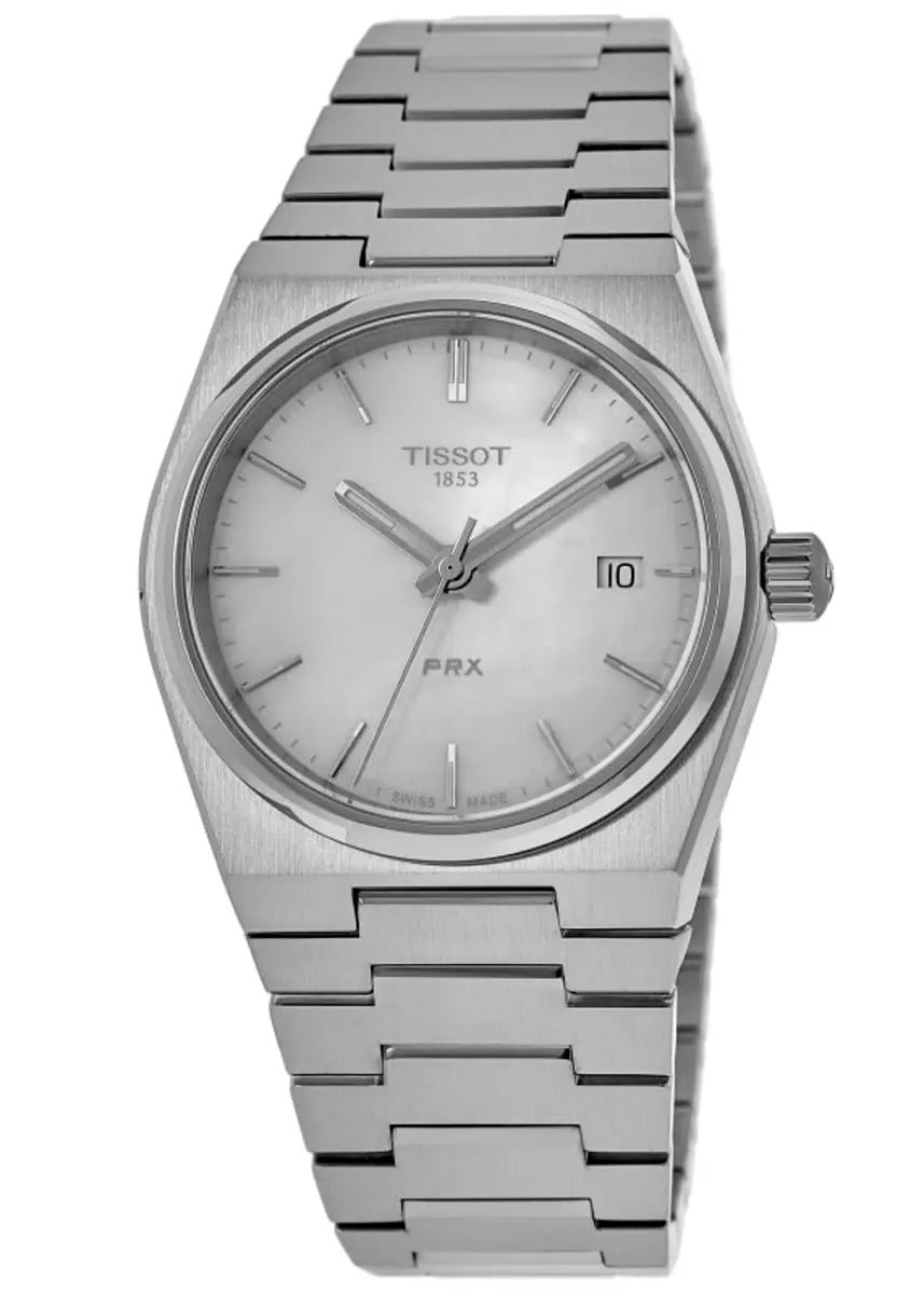 Tissot PRX 35mm Quartz Mother of Pearl Dial Steel Reloj de mujer