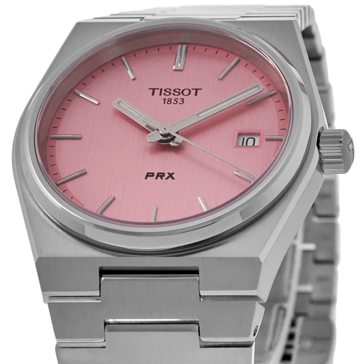 Tissot PRX 35mm Quartz Pink Dial Steel