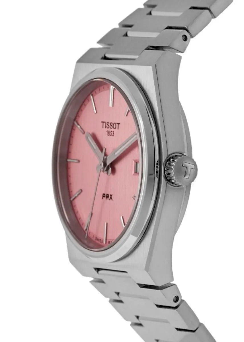 Tissot PRX 35mm Quartz Pink Dial Steel