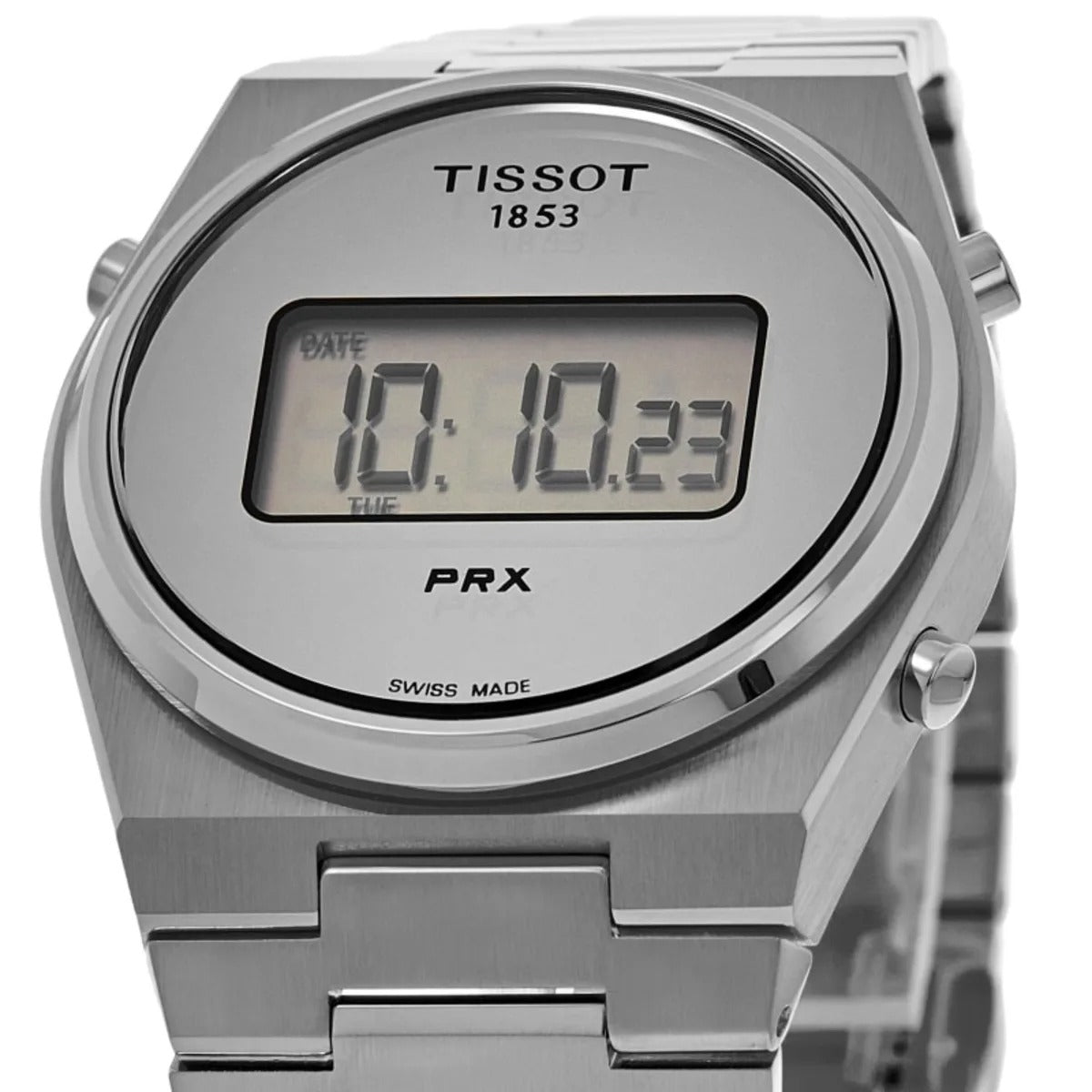 Tissot PRX 39mm Silver Digital Dial Steel