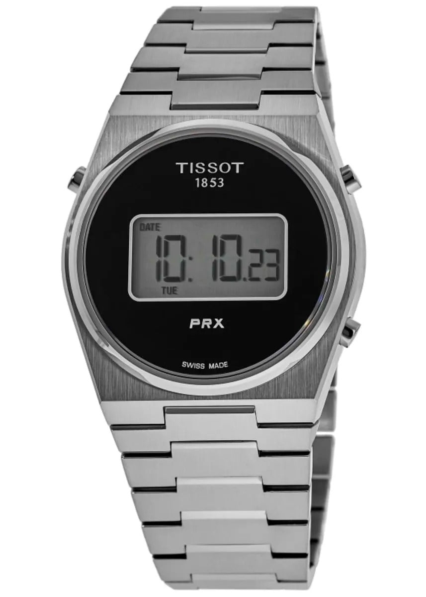 Tissot PRX Digital 35mm Quartz Black Dial Steel Reloj de mujer