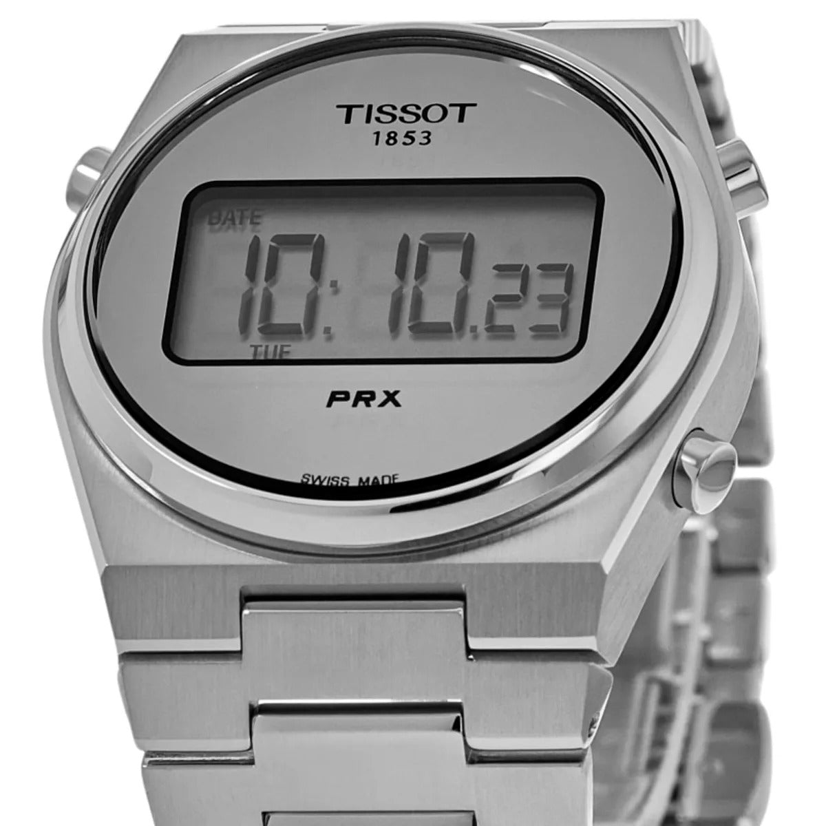 Tissot PRX Digital 35mm Silver Dial Steel