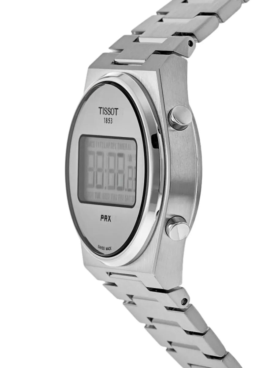 Tissot PRX Digital 35mm Silver Dial Steel
