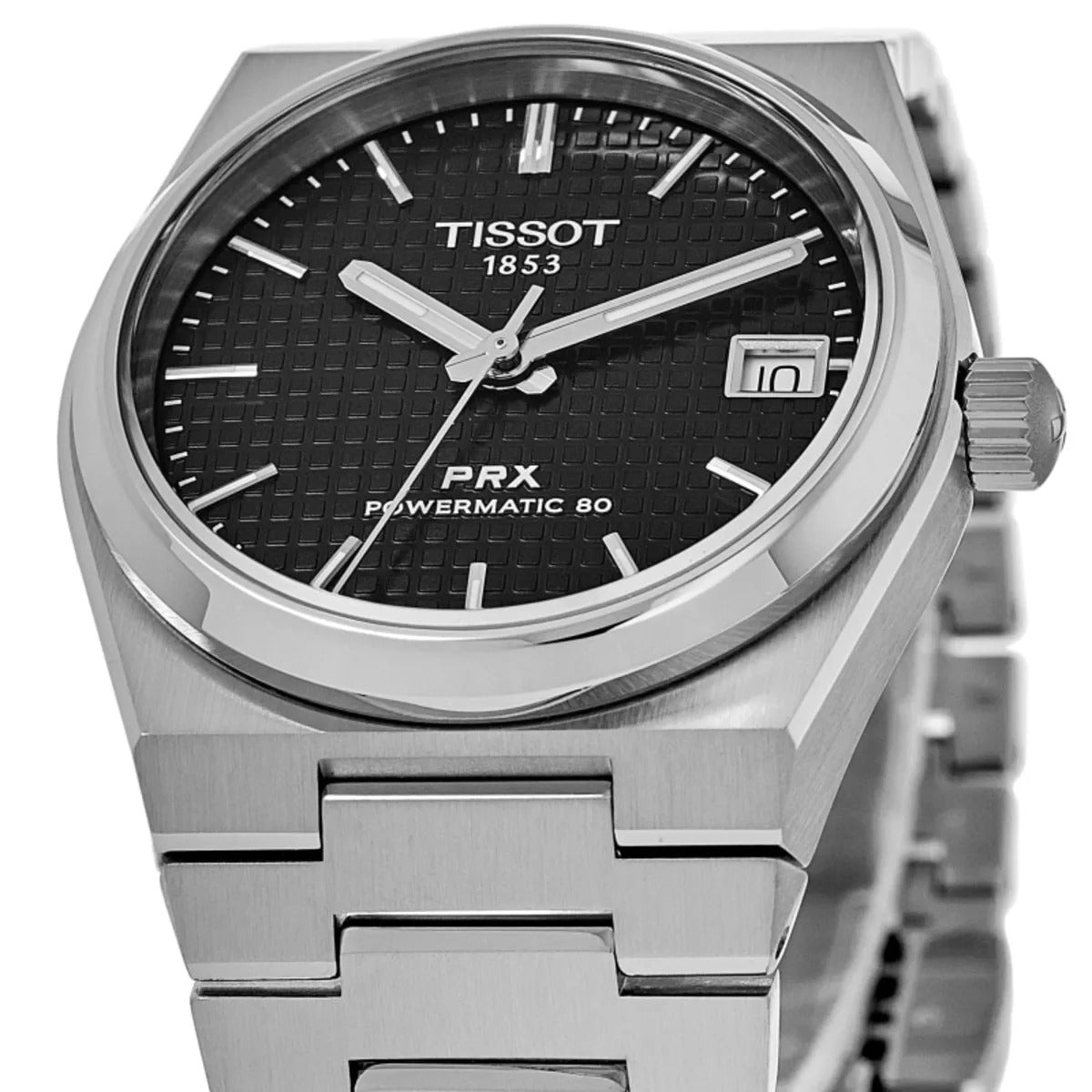 Tissot PRX Powermatic 80 35mm Black Dial Steel Unisex Watch