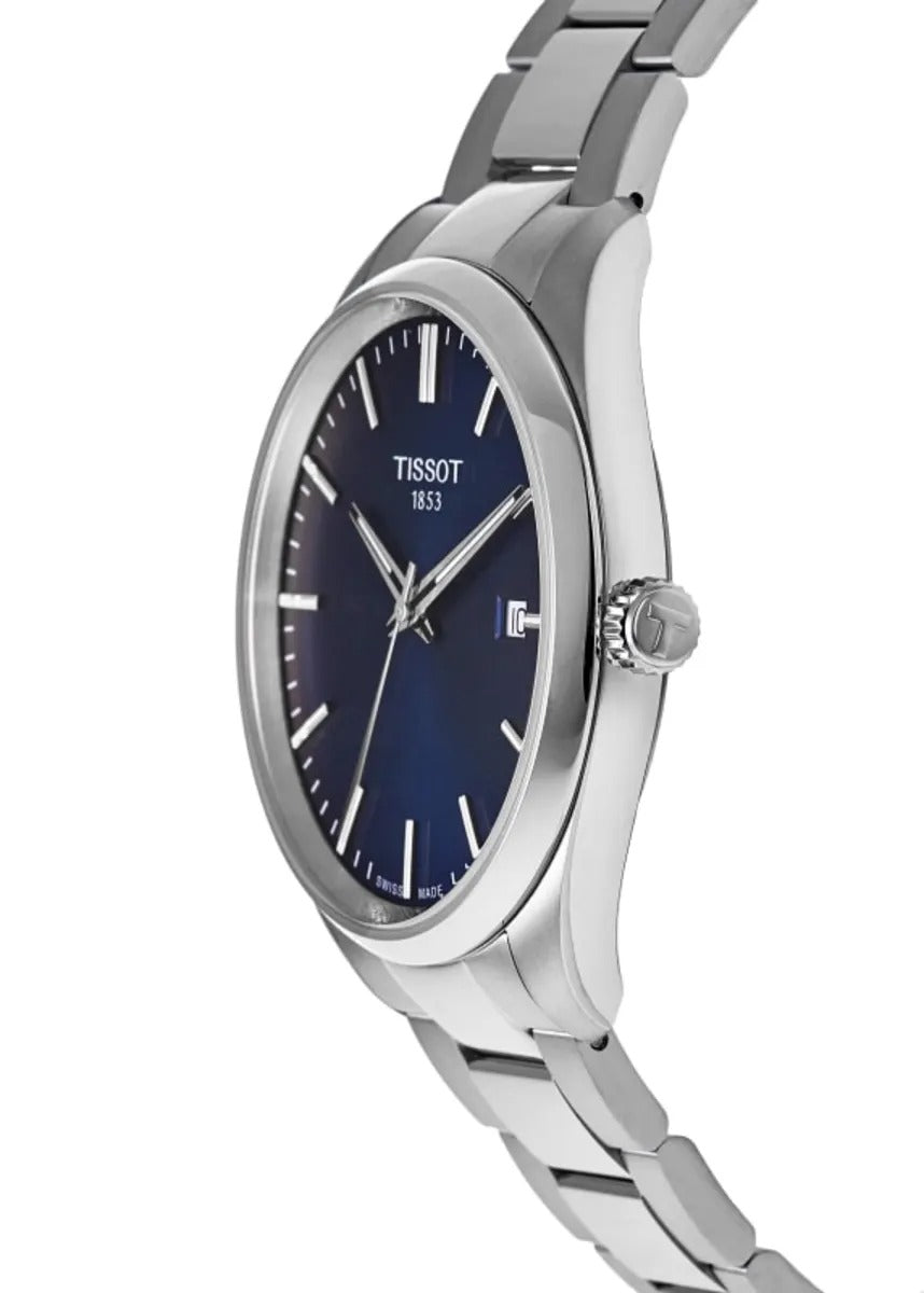Tissot PR 100 Quartz 34mm Blue Dial Stainless Steel