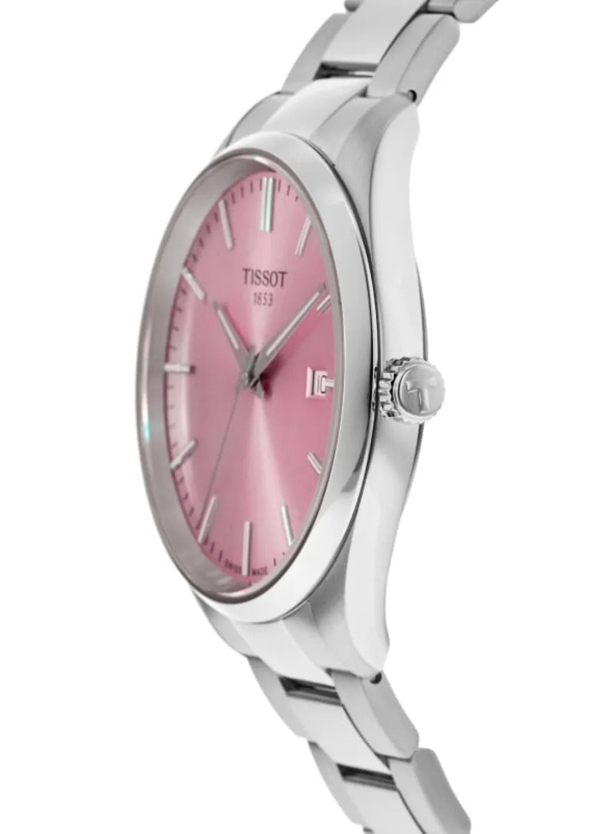 Tissot PR 100 Quartz 34mm Pink Dial Steel