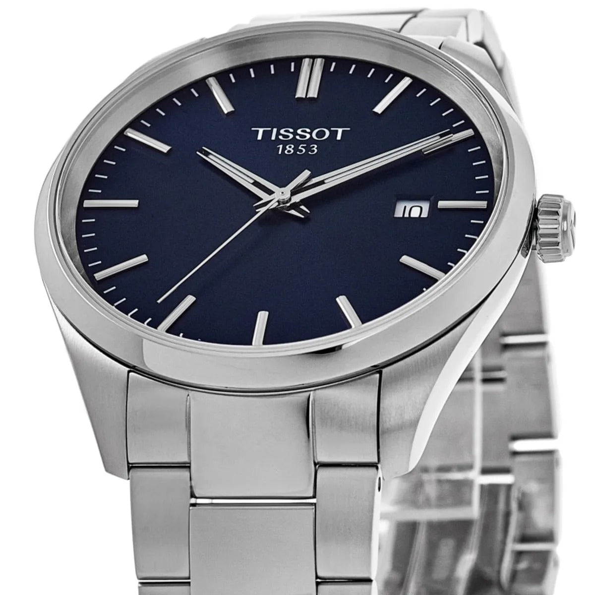 Tissot PR 100 Quartz Blue Dial Stainless Steel