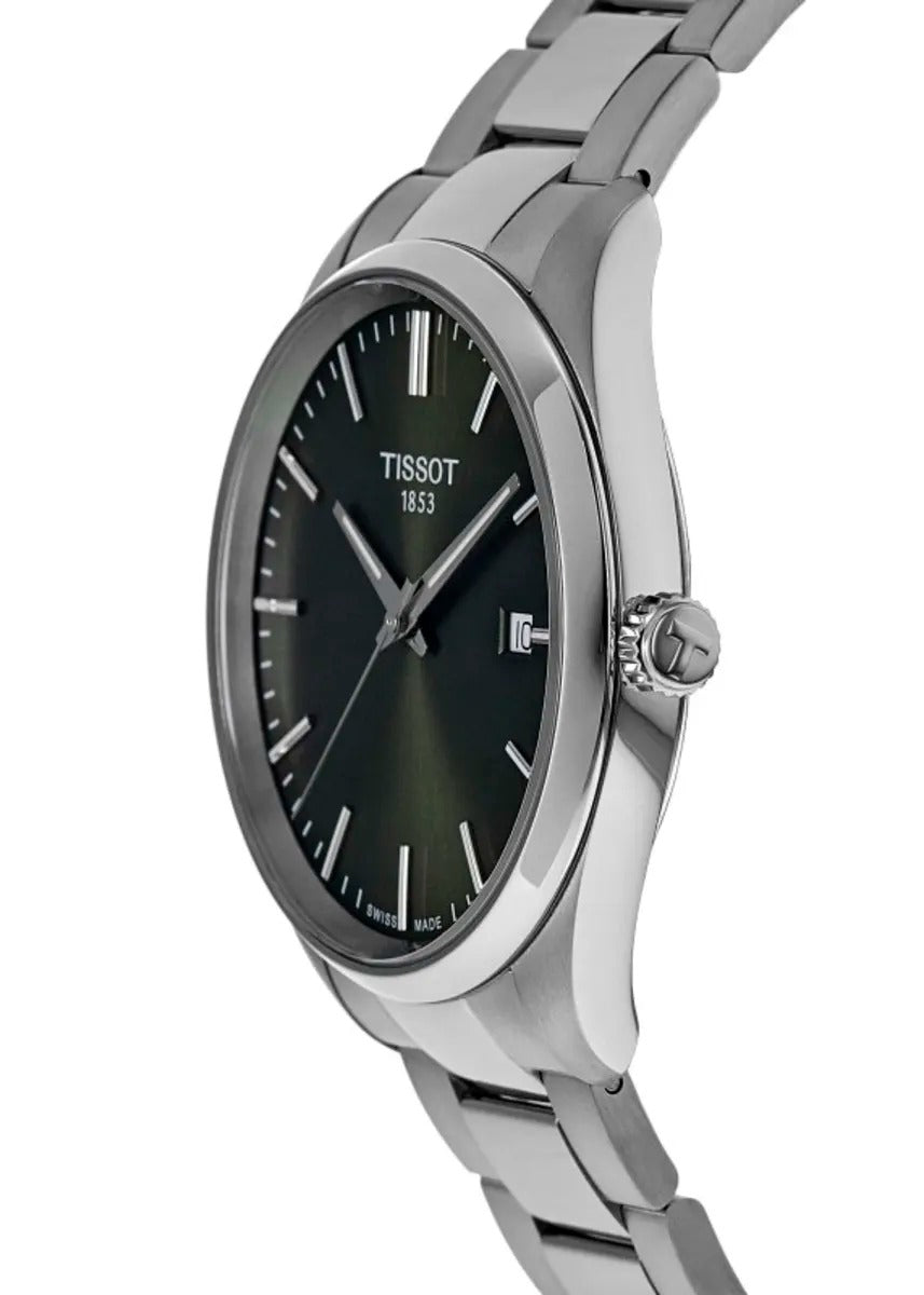 Tissot PR 100 Quartz Green Dial Stainless Steel