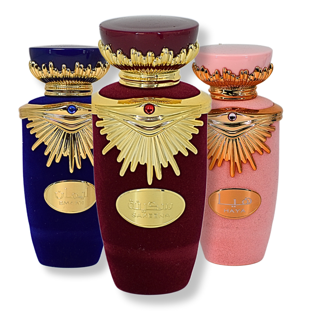Haya,Sakeena & Emaan Amazing Collection EDP 100ml (3.4Oz) by Lattafa Perfumes
