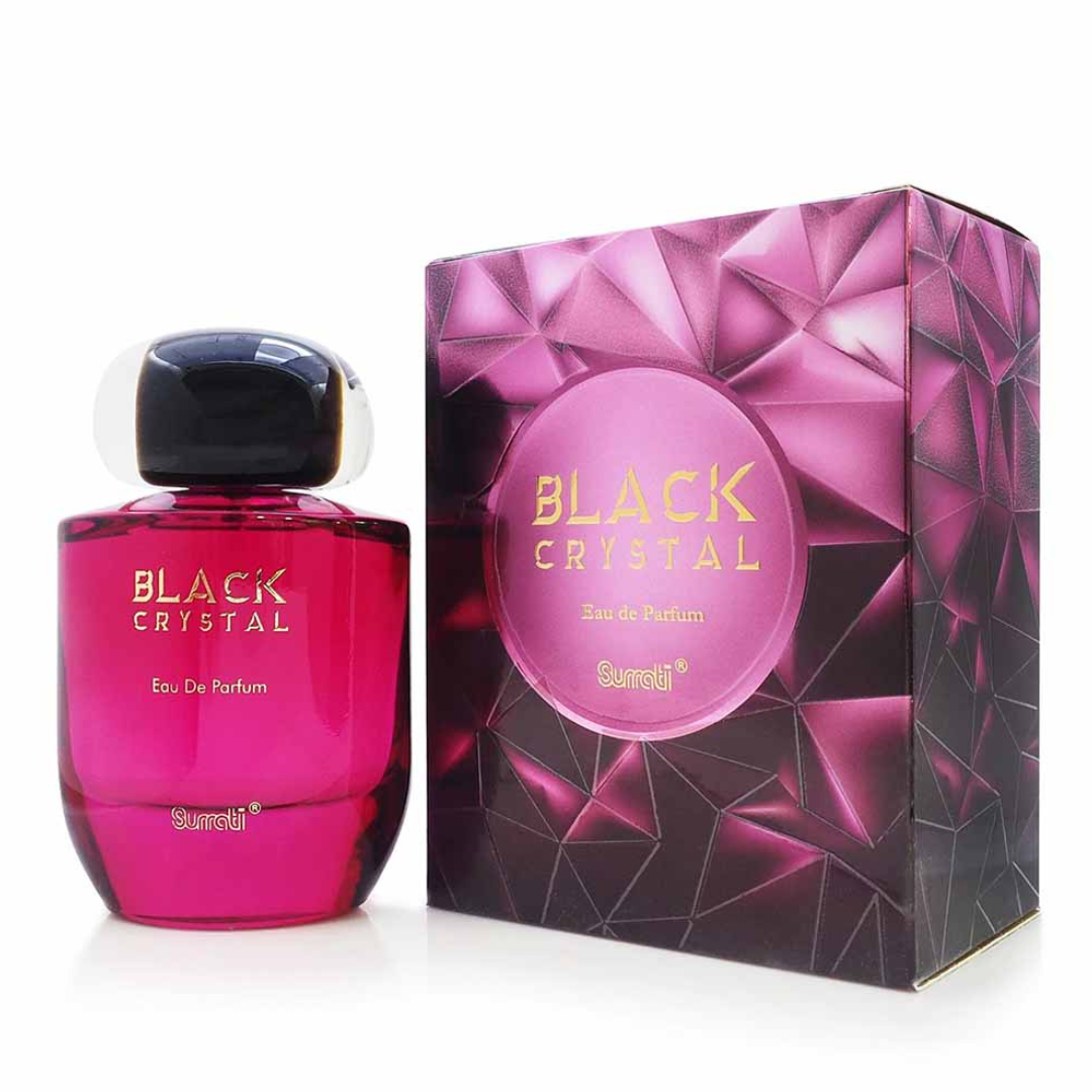 Black Crystal EDP 100ML (3.4 OZ) by SURRATI, Exotic Fragrances for Men & Women.