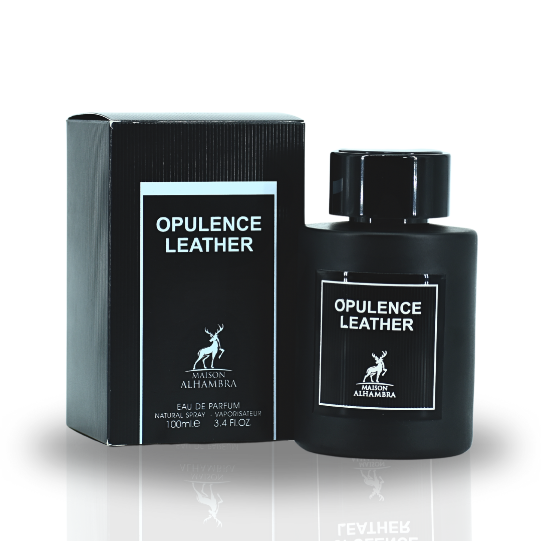 Opulence Leather Eau de Parfum Spray 100ml (3.4 oz) by Maison Alhambra