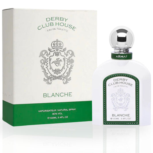 Derby Club House Blanche EDP Spray 100ML (3.4 OZ) By Armaf | Illuminate Your Presence With This Exotic Fragrance.