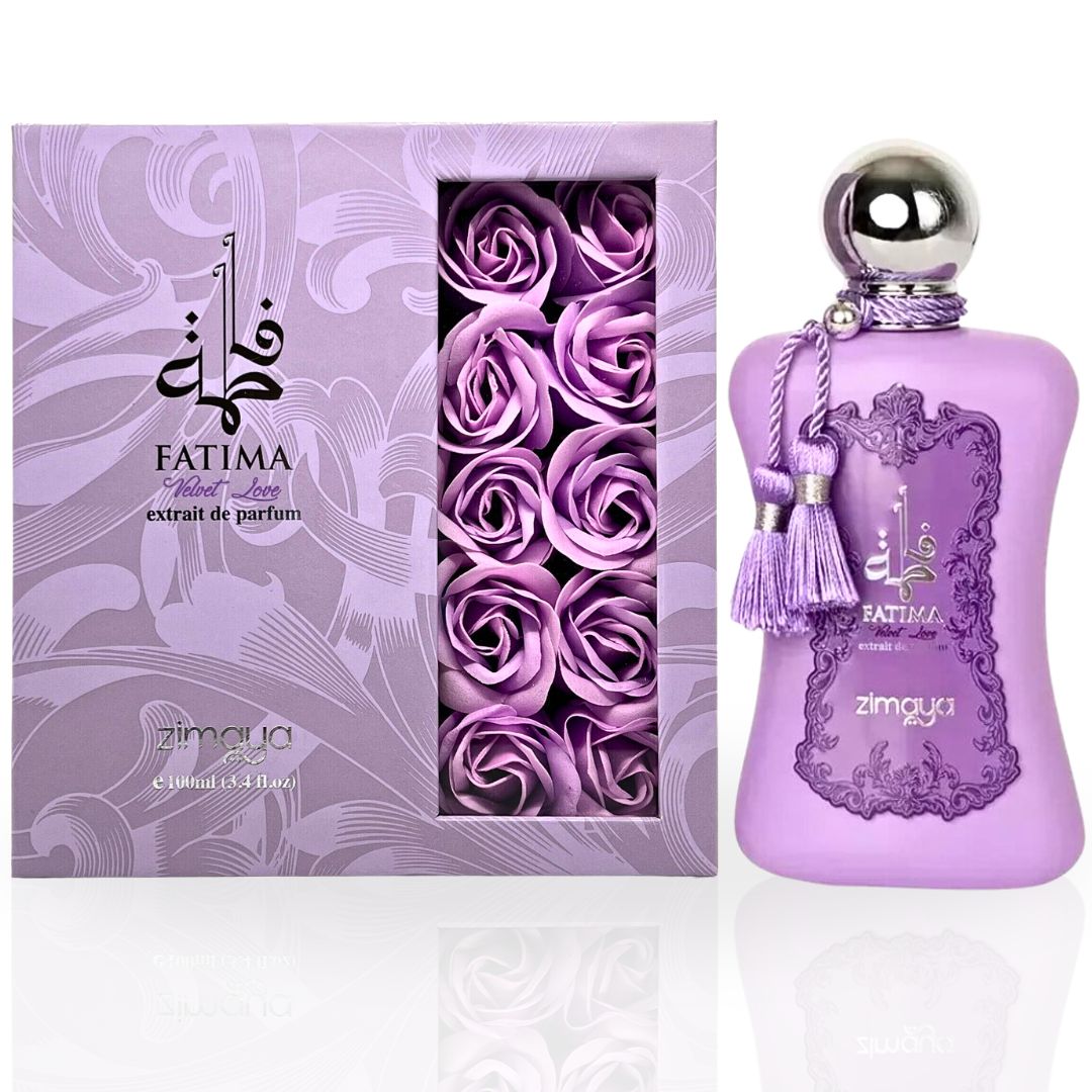 Fatima Velvet Love Extrait de Parfum Spray 100ml (3.4 oz) by Zimaya