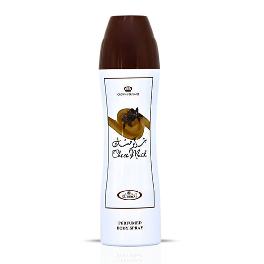 Choco Musk Deodorant - 200ML by Al Rehab | Warm Spicy, Amber, Chocolate, Musky, Cocoa, Vanilla.