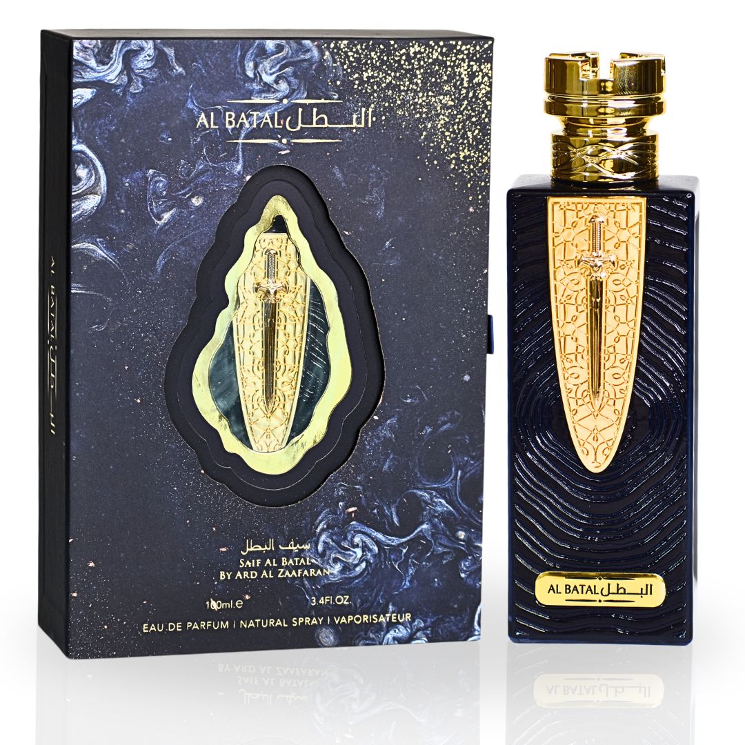 Saif Al Batal EDP Spray 100ML (3.4 OZ) By Ard Al Zaafaran | A Harmonious Fusion Of Exotic Freshness & Warm Complexity.