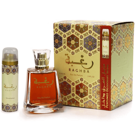 Raghba for Women Eau de Parfum Spray 100ml (3.4 oz) with Deo by Lattafa
