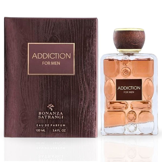 Addiction for Men Eau de Parfum Spray 100ml (3.4 oz) by Bonanza Satrangi