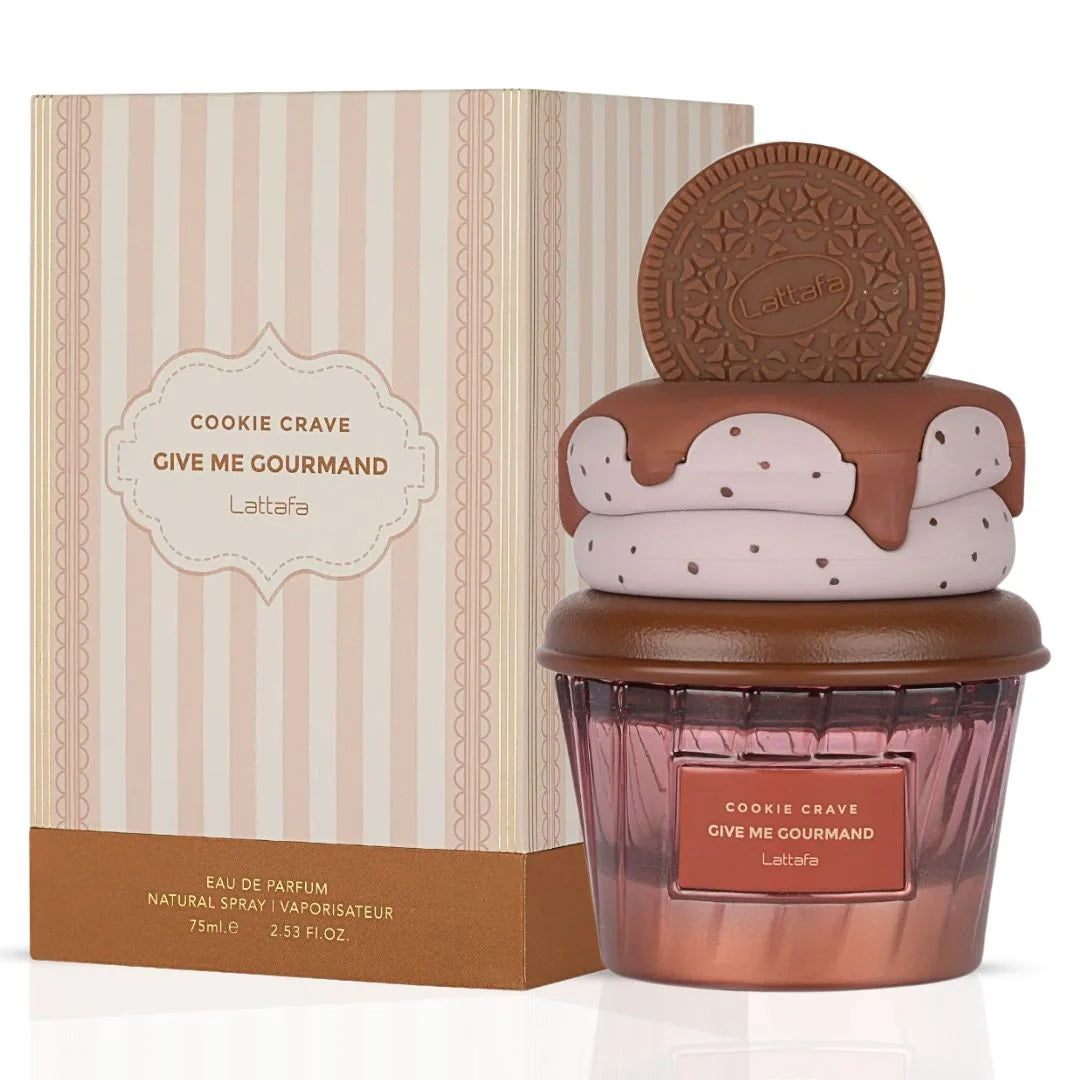 Cookie Crave Eau de Parfum Spray 75ml (2.5 oz) by Lattafa