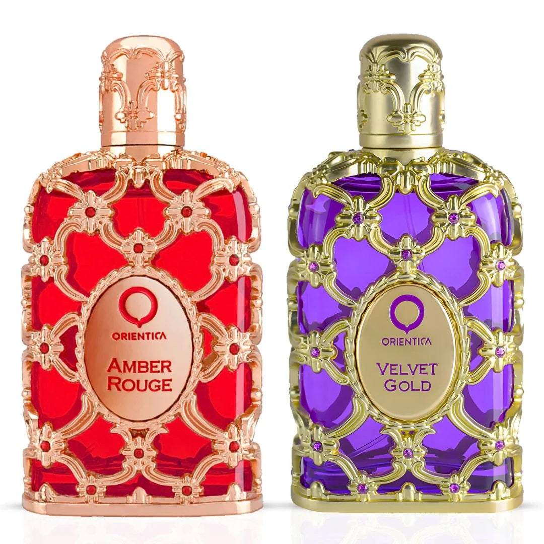 Amber Rogue & Velvet Gold Eau de Parfum Sprays 80ml (2.7 oz) by Orientica