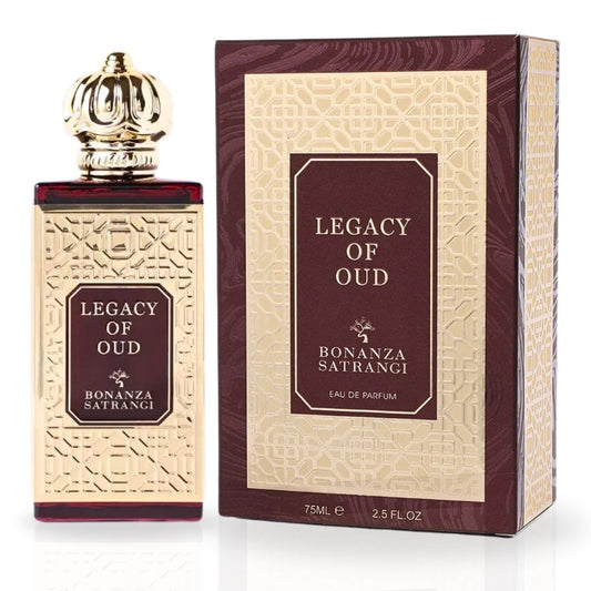 Legacy of Oud Eau de Parfum Spray 75ml (2.53 oz) by Bonanza Satrangi