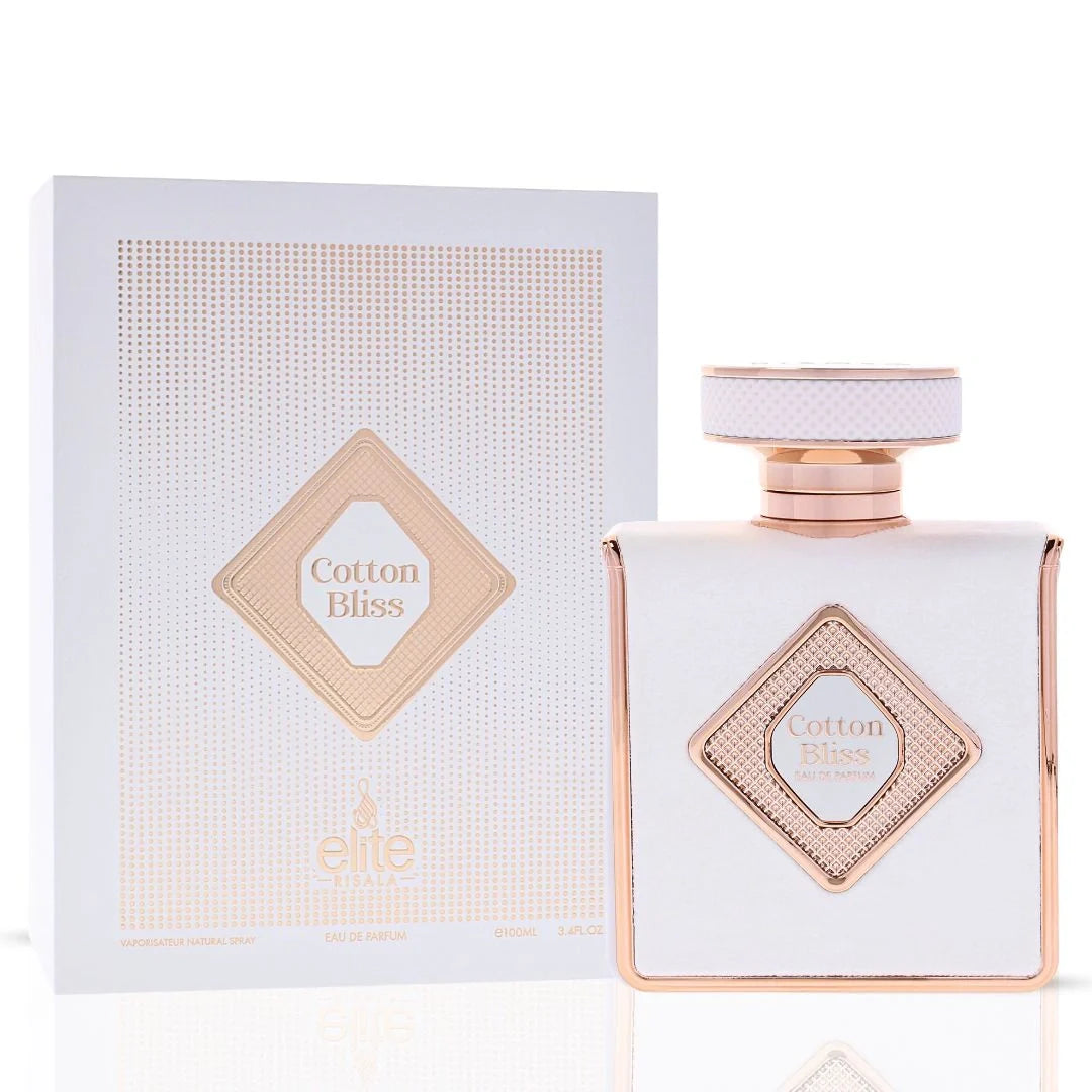 Cotton Bliss Eau de Parfum Spray 100ml (3.4 oz) by Elite Risala