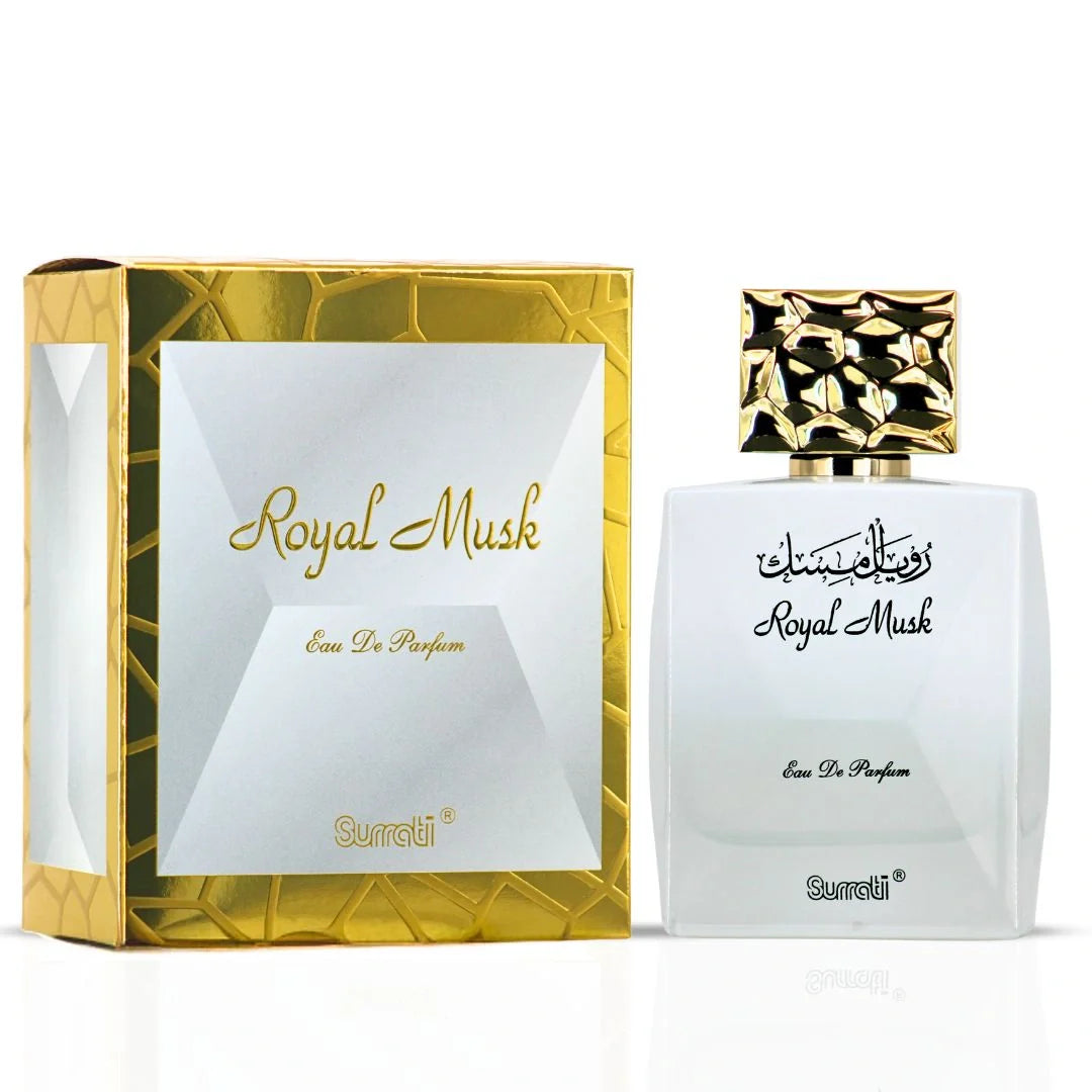 Royal Musk Eau de Parfum Spray 100ml (3.4 oz) by Surrati