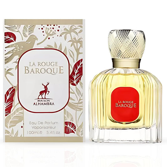 La Rouge Baroque Eau de Parfum Spray 100ml (3.4 oz) by Maison Alhambra