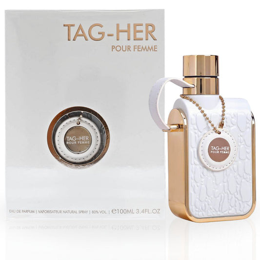Tag Her EDP Spray 100ML (3.4 OZ) By Armaf | Unleash Your Inner Charm With This Exquisite Fragrance.
