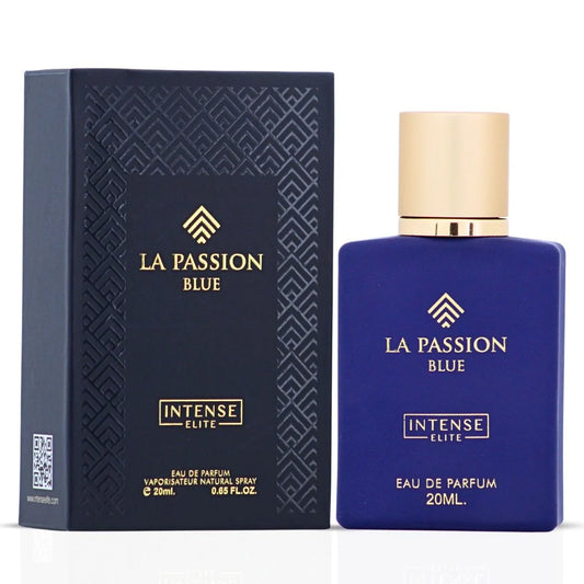 La Passion Blue Eau de Parfum Spray 20ml (0.6 oz) by Intense Elite