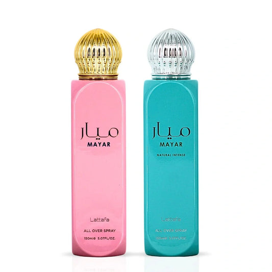 Mayar & Mayar Natural Intense All Over Sprays 150ml (5.07 oz) by Lattafa (Bundle)