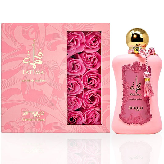 Fatima Pink Extrait De Parfum Spray 100ml (3.4 oz) by Zimaya
