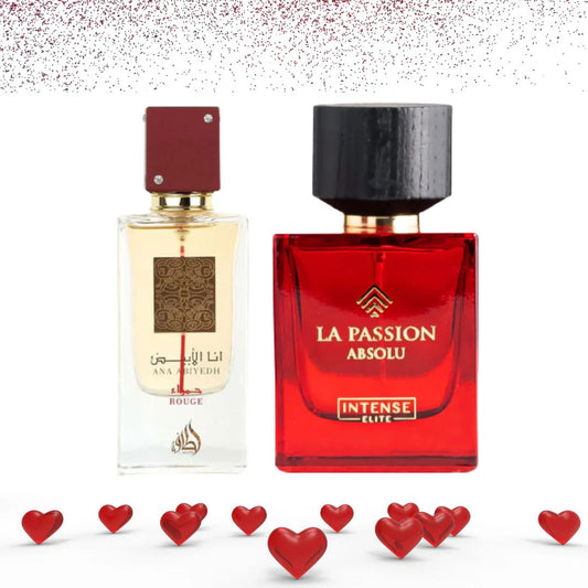 Collection For Women (2 Piece Set) | EDP - 100 ML (3.4 Oz)| La Passion Absolu for Women & Ana Abiyedh Rouge